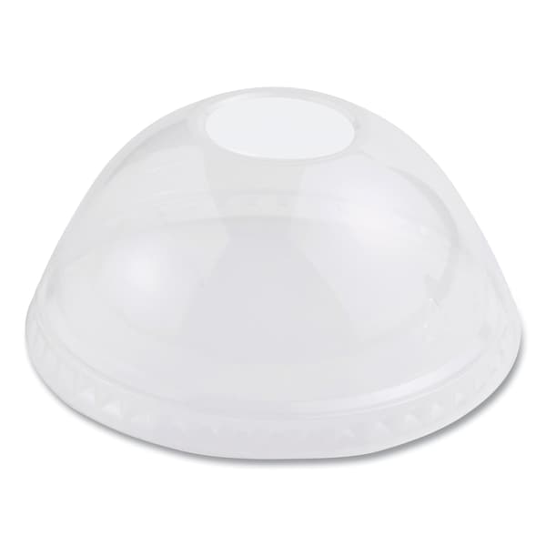 World Centric PLA Clear Cold Cup Lids, Dome Lid, Fits 9 oz to 24 oz Cups, PK1000 CPLCS12D - main